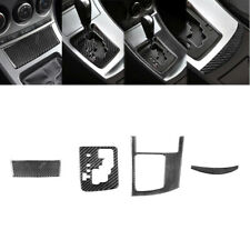 4X Carbon Fiber Interior Gear Shift Frame Cover Sticker For Mazda 3 2010-2013 picture