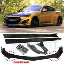 For Hyundai Genesis Coupe Front Bumper Lip Spoiler Splitter+Side Skirt+Rear Lip picture