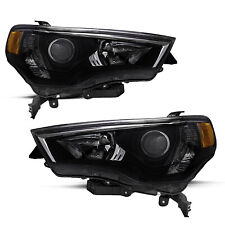 For 2014-2020 Toyota 4Runner 4DR Smoke Headlight Assembly Amber Corner Lamps Set picture
