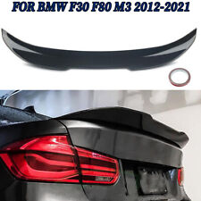 For 2012-2018 BMW F30 F80 M3 Gloss Black PSM Style Rear Trunk Spoiler Wing Lip picture