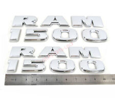 2pcs OEM Chrome RAM1500 Emblem Side Badge 3D Logo for RAM 1500 Letters picture