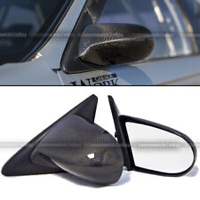Fit 92-95 Civic 2/3DR Carbon Fiber Manual Adjustable Spoon Style Side Mirror picture