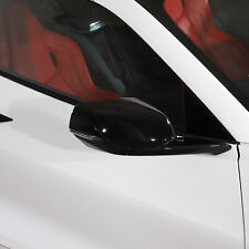 Glossy Black Side Rearview Mirror Guard Cover Trim For Corvette C8 2020-2023 picture