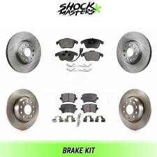 Front and Rear Rotors & Semi Metalic Brake Pads for 2009-2017 Volkswagen Tiguan picture