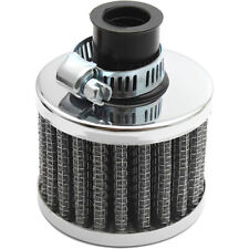 12mm Cold Air Intake Filter Turbo Vent Crankcase Car Breather Valve Cover Sliver picture