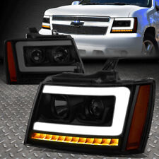 [3D LED DRL+SEQUENTIAL SIGNAL]FOR 07-14 TAHOE SUBURBAN PROJECTOR HEADLIGHT LAMPS picture