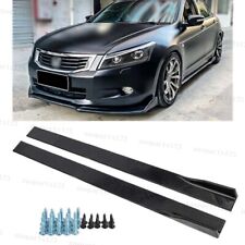 78.7inch Gloss Black Side Skirts Rocker Panel For Honda Accord 2000-2021 picture