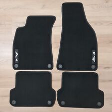 Car Floor Mats For Audi A4 Cabriolet Velour Black Carpet Waterproof All Weather picture