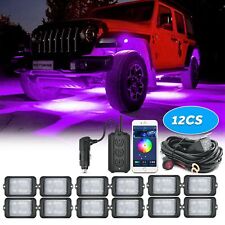 MICTUNING C3 RGBW LED Rock Lights - 12 Pods MultiColor Neon Lamp Wireless Music picture