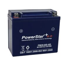PowerStar H-D Motorcycle Battery for Harley Davidson - 3 Year Warranty -YTX20-BS picture