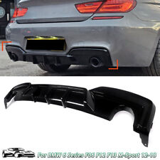 M Style Rear Diffuser Spoiler Lip For 2012-2018 BMW F06 F12 F13 M Bumper Painted picture