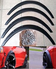4Pcs 80mm Universal Flexible Car Fender Flares Extra Wide Body Wheel Arches picture