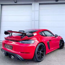 for Porsche Cayman 718 987 997 998 981 911 GT4 Carbon Fiber Rear Spoiler Wing picture