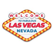 Simple Welcome to Fabulous Las Vegas Nevada Sign Sticker Decal Vinyl NV Sign New picture