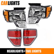 2 Pair Headlights & Tail Lights Brake Lamps Fit For 2009-2014 Ford F150 Pickup picture