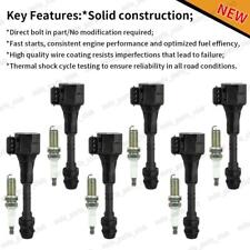 High Performance 6x Ignition Coil & Iridium Spark Plug For Nissan Infiniti 3.5L picture