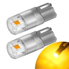 2pcs T10 Yellow LED Side Marker Light Bulb 168 194 2825 CANBUS Error Free  Amber picture