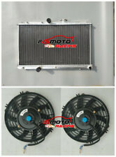 2Row Aluminum Radiator +Fan For 1993-1997 Toyota Corolla / GEO Prizm AE101 picture