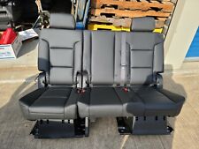 2007-2020 TAHOE YUKON ESCALADE 2ND SECOND ROW JET BLACK BENCH SEAT LOCAL PICKUP picture