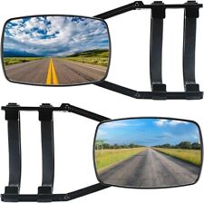 2 Pack Universal Mirror Extenders Clamp-On Towing Mirror Adjustable Rotating picture