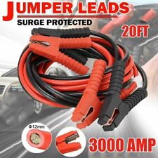 HEAVY DUTY INDUSTRIAL JUMPER BOOSTER CABLES 3000 AMP 0 GAUGE 20 FEET SUPER DUTY picture