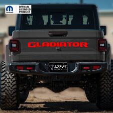 Jeep Gladiator 2019-2022 Tailgate Emblem Kit Official MOPAR (RED) - USA Made picture