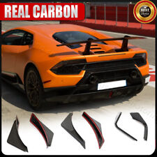 For Lamborghini Huracan Performante REAL Carbon Fiber Rear Bumper Diffuser Fins picture
