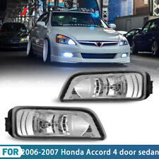 For 2006 2007 Honda Accord 4 Door Sedan Fog Lights JDM Japan Style w/Bulbs Kit picture