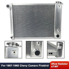 For Chevy Camaro/Pontiac Firebird 1967-1969 3 Rows Full Aluminum Radiator AT/MT picture