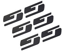 3 Pair Black SS Emblems Badges Nameplate 3D Logo For Silverado GMC Sierra picture