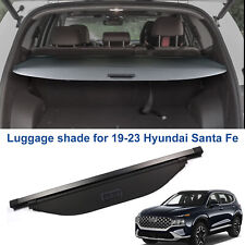 Cargo Cover Retractable For 19-23 Hyundai Santa Fe Rear Trunk Shade Accessories picture