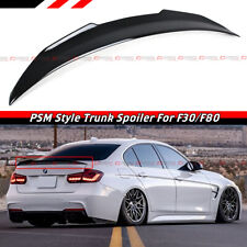 For 2012-18 BMW F30 / 15-19 F80 M3 Glossy Black HighKick PSM Style Trunk Spoiler picture