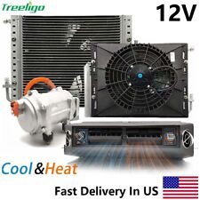 12V 8800 BTU Cool&Heat Car Air Conditioner Electric Truck AC Unit Universal picture