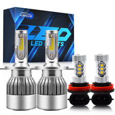 Combo LED Headlight + Fog Light Bulbs KIT For Honda CR-V 2007-2014 Xenon White picture