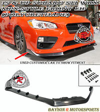 Fits 15-17 Subaru WRX STi ONLY MPX-Style Front Lip (Urethane) picture