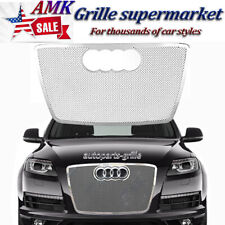 Mesh Grille For 2007-2015 Audi Q7 Stainless Steel Upper Grill Insert Chrome 1pc picture