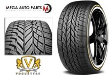 1 Vogue Custom Built Radial VIII 235/55R17 99H White/Gold Sidewall Tires picture