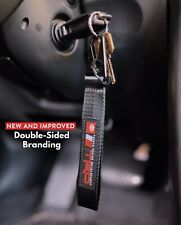 TRD Toyota Keychain Lanyard, Black Metal Clip-On Accessory (Double-Sided) picture