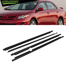 For Toyota Corolla 09-12 Car Outside Window Moulding Weatherstrip Seal Belt 4Pcs picture