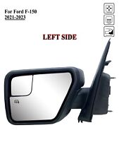 Driver Left Side Mirror Power Heated Glass Manual Fold for 21 to 24 Ford F-150 picture
