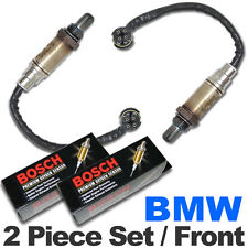 2PC BMW O2 Oxygen Sensor Set FRONT/UPSTREAM Genuine Bosch w/ OEM Plug E46/M54 02 picture