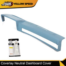 Dash Cover Cap Fit For 81-87 GMC Pickup Full Size 81-91 Chevy GMC SUV Light Blue picture