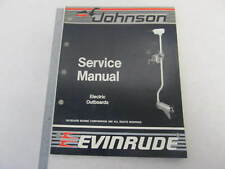 507658 Johnson Evinrude Electric Troller Outboard Service Manual 
