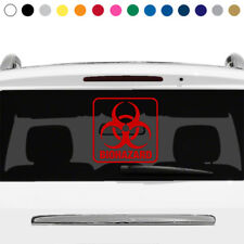 Biohazard Logo Decal Warning Symbol Sign Rear Window Car Truck Laptop Sticker v1 picture