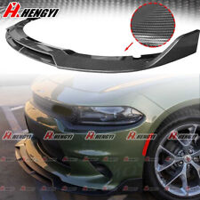 For Dodge Charger 15-22 V3-Style Carbon Fiber Look Front Splitter Spoiler Lip picture