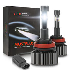 MOSTPLUS 130W 13000LM 4 Sides TX1860 LED Headlight Low Beam H8 H9 H11 6000K Bulb picture