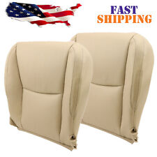 2003-2009 For Lexus GX470 Driver & Passenger Bottom Leather Seat Cover Tan picture