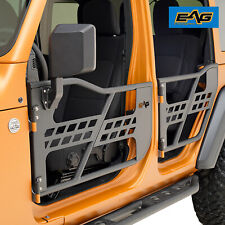 EAG Tubular Door Safari Armor with Mirror Fit for 18-22 Jeep JL Wrangler 4Dr picture