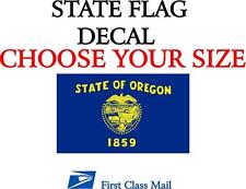 OREGON STATE FLAG, STICKER, DECAL, 5YR VINYL State Flag of Oregon picture