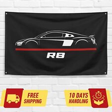 For Audi R8 Car Enthusiast 3x5 ft Flag Birthday Gift Banner picture